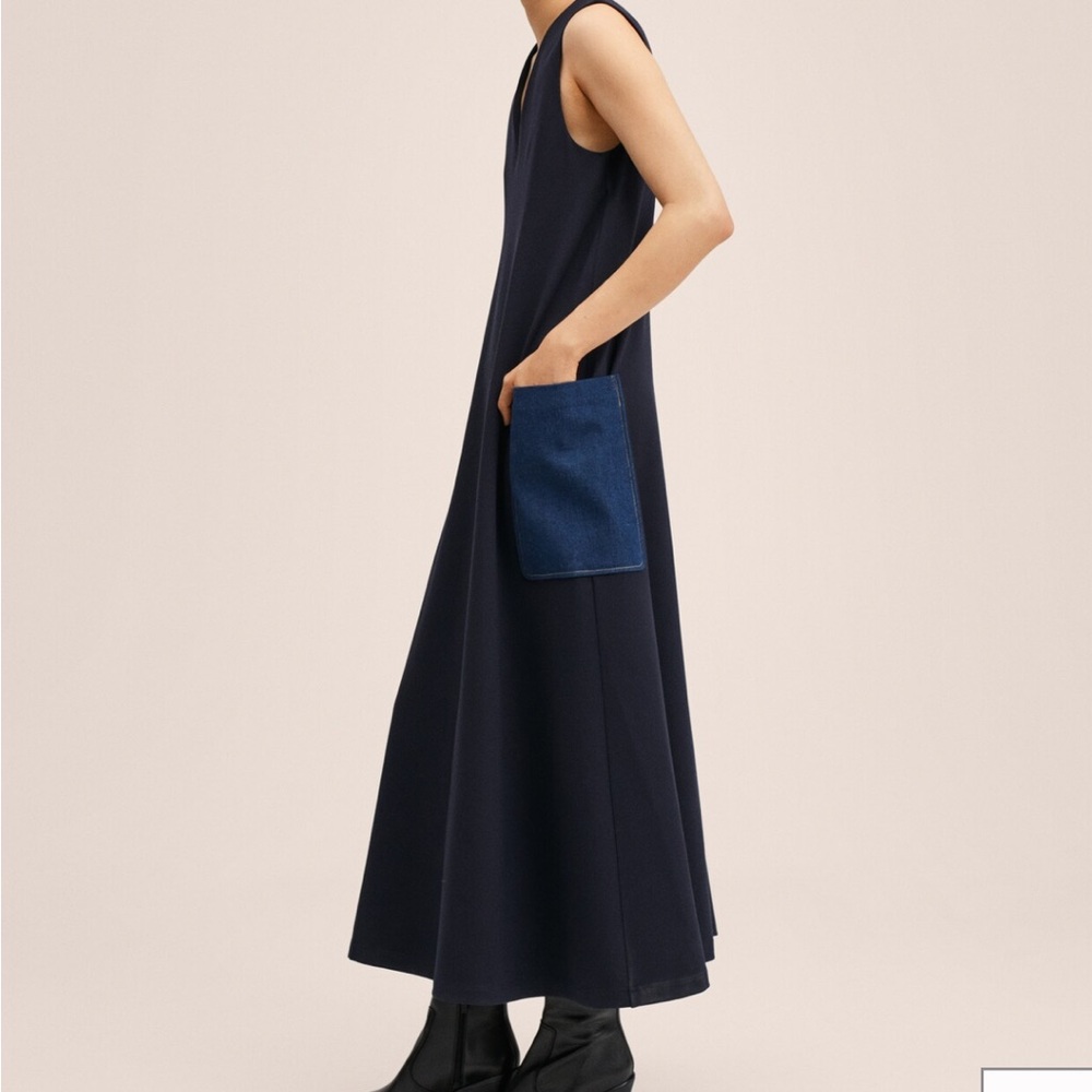 Mango Pocket Oversize Dress